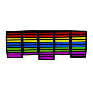 Naklejka LED Equalizer - produkt