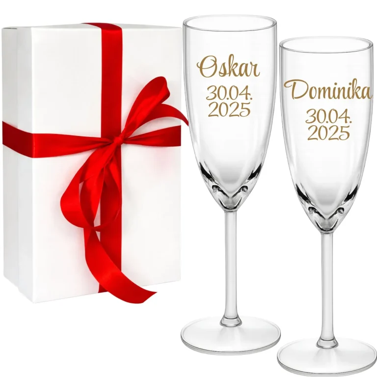 kieliszki do szampana personalizacja grafika główna