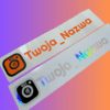 Naklejka NFC Instagram + Twój Tekst (Nazwa Instagram) - obrazek 5