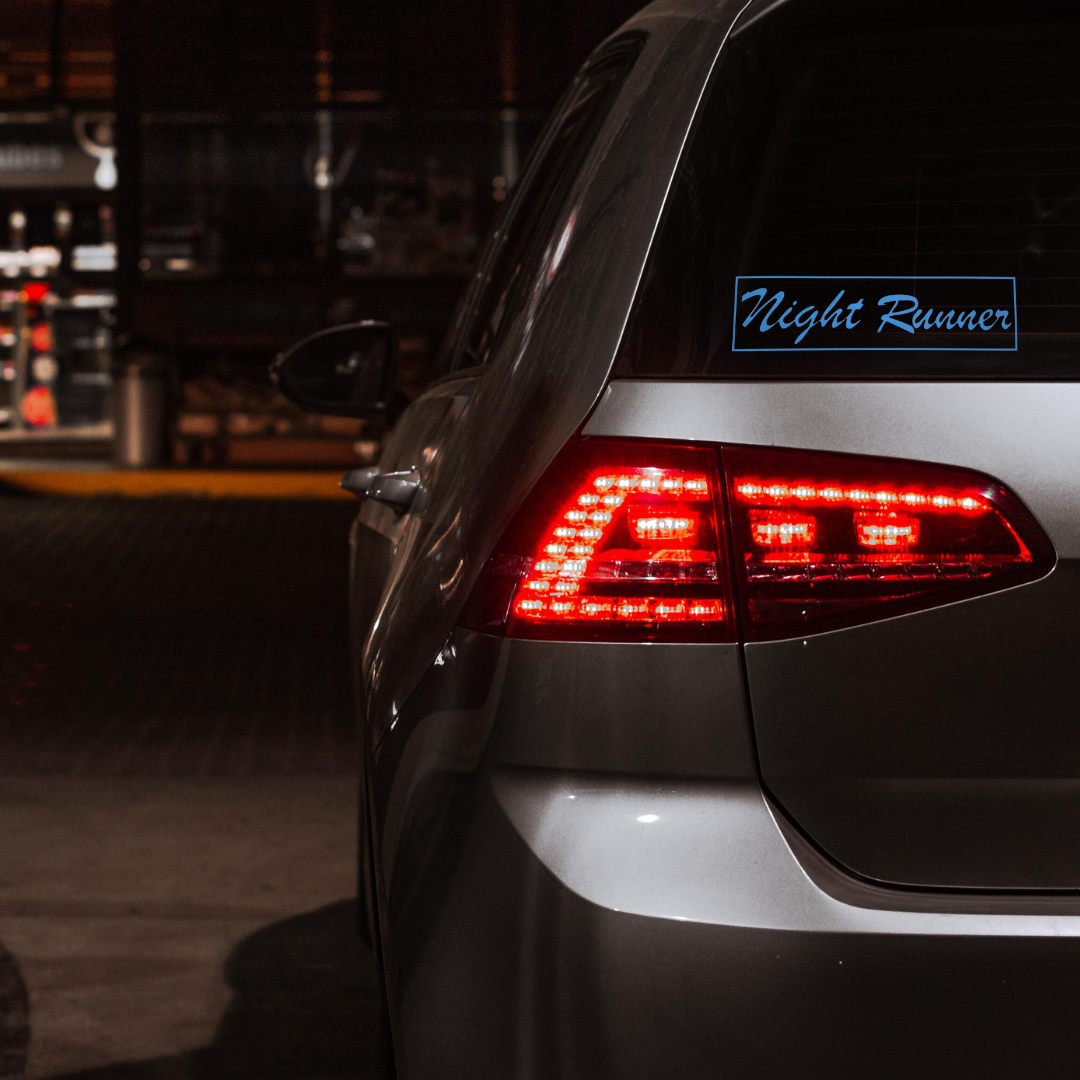 Naklejka LED Night Runner - Panel na szybę samochodu - obrazek 4