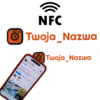 Naklejka NFC Instagram + Twój Tekst (Nazwa Instagram) - obrazek 3