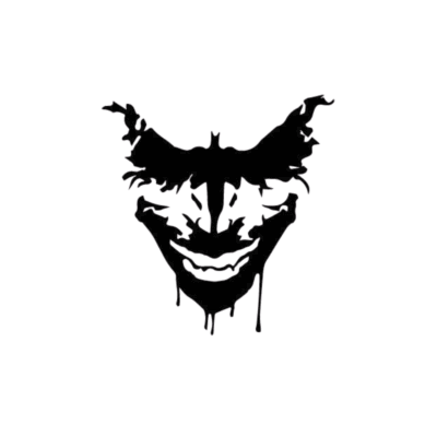 Naklejka Joker Smile