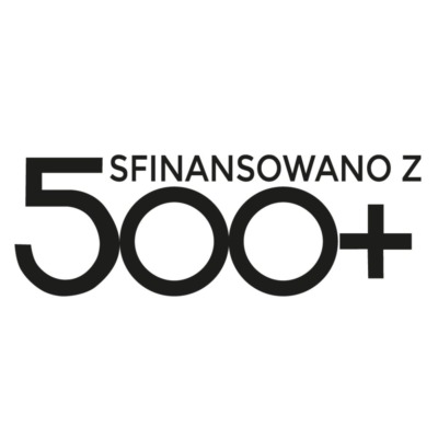 Naklejka Sfinansowano z 500+