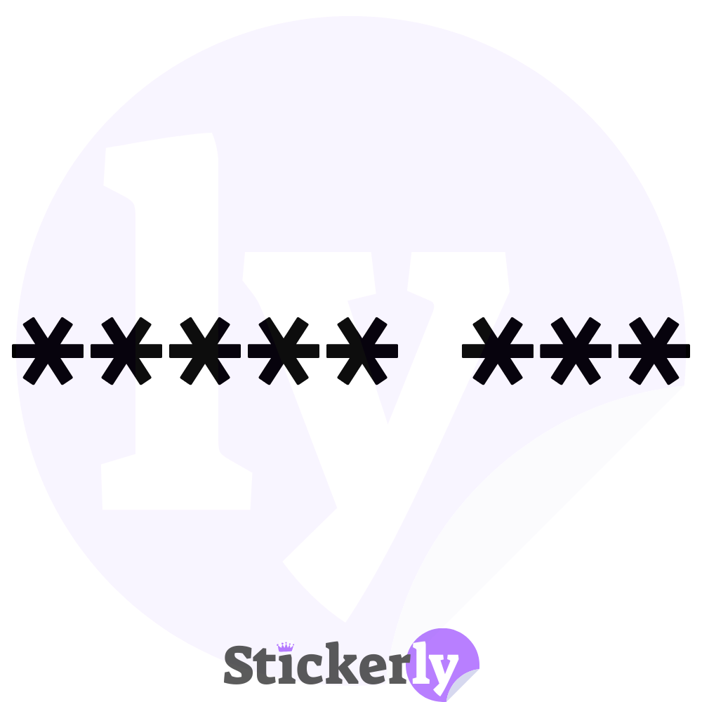 Naklejka 8 gwiazdek J3B@Ć P15 v2