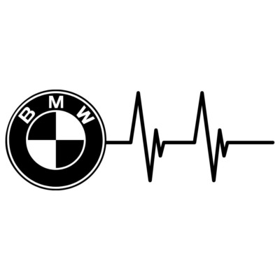 Naklejka linia życia BMW