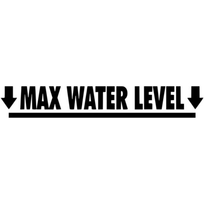 Naklejka MAX WATER LEVEL