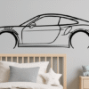 Naklejka Porsche 911 na ścianę 100×28 cm W1 - obrazek 2
