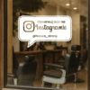 Naklejka Obserwuj nas na Instagramie na witrynę - Personalizacja - obrazek 2