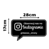 Naklejka Obserwuj nas na Instagramie na witrynę - Personalizacja - obrazek 4