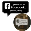 Naklejka Polub nas na Facebook na witrynę sklepu - Personalizacja