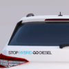 Naklejka Stop Hybrid Go Diesel 30cm - obrazek 3