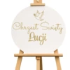 Tablica powitalna Chrzest Święty 50 cm z personalizacją