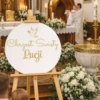 Tablica powitalna Chrzest Święty 50 cm z personalizacją - obrazek 6