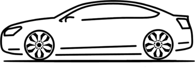Naklejka Citroen c5 Sedan