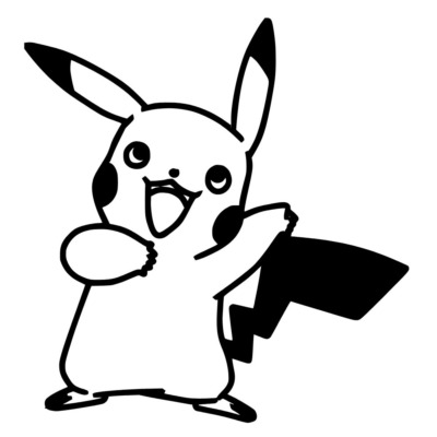 Naklejka Pikachu
