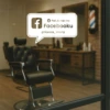Naklejka Polub nas na Facebook na witrynę sklepu - Personalizacja - obrazek 2