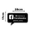 Naklejka Polub nas na Facebook na witrynę sklepu - Personalizacja - obrazek 3