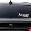 Naklejka na samochód NIE SPRZEDAM BĘDĘ ROBIŁ – motoryzacyjny napis - obrazek 3