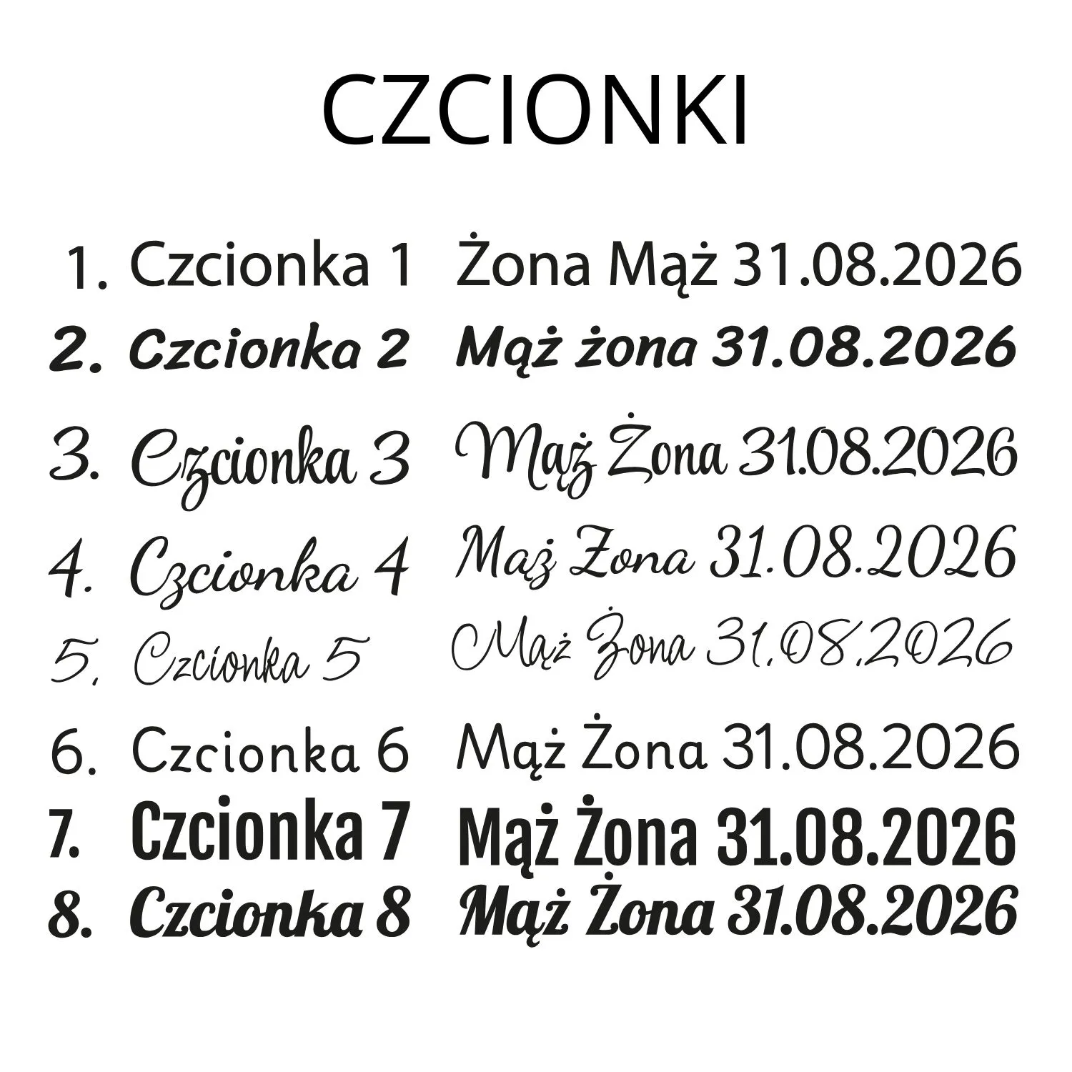 Personalizowane okulary w kształcie serca na wesele urodziny - obrazek 2