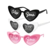 Personalizowane okulary w kształcie serca na wesele urodziny - obrazek 3