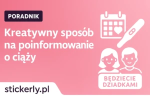 Kreatywny sposób na poinformowanie o ciąży