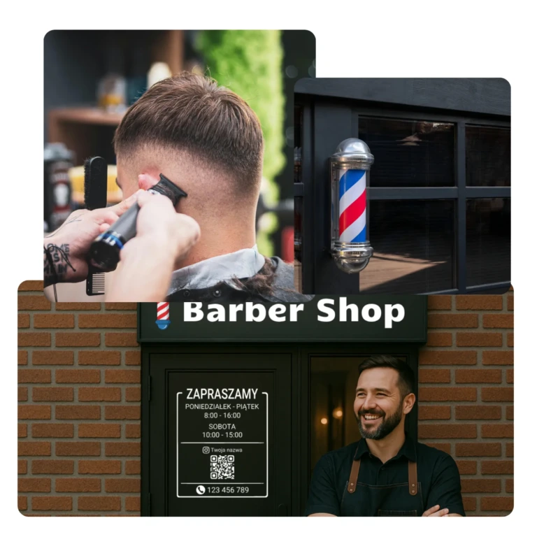Naklejki dla barbera