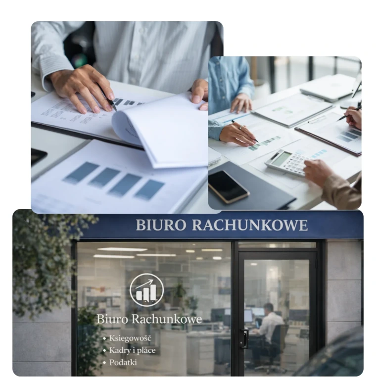 Naklejki dla biura rachunkowego