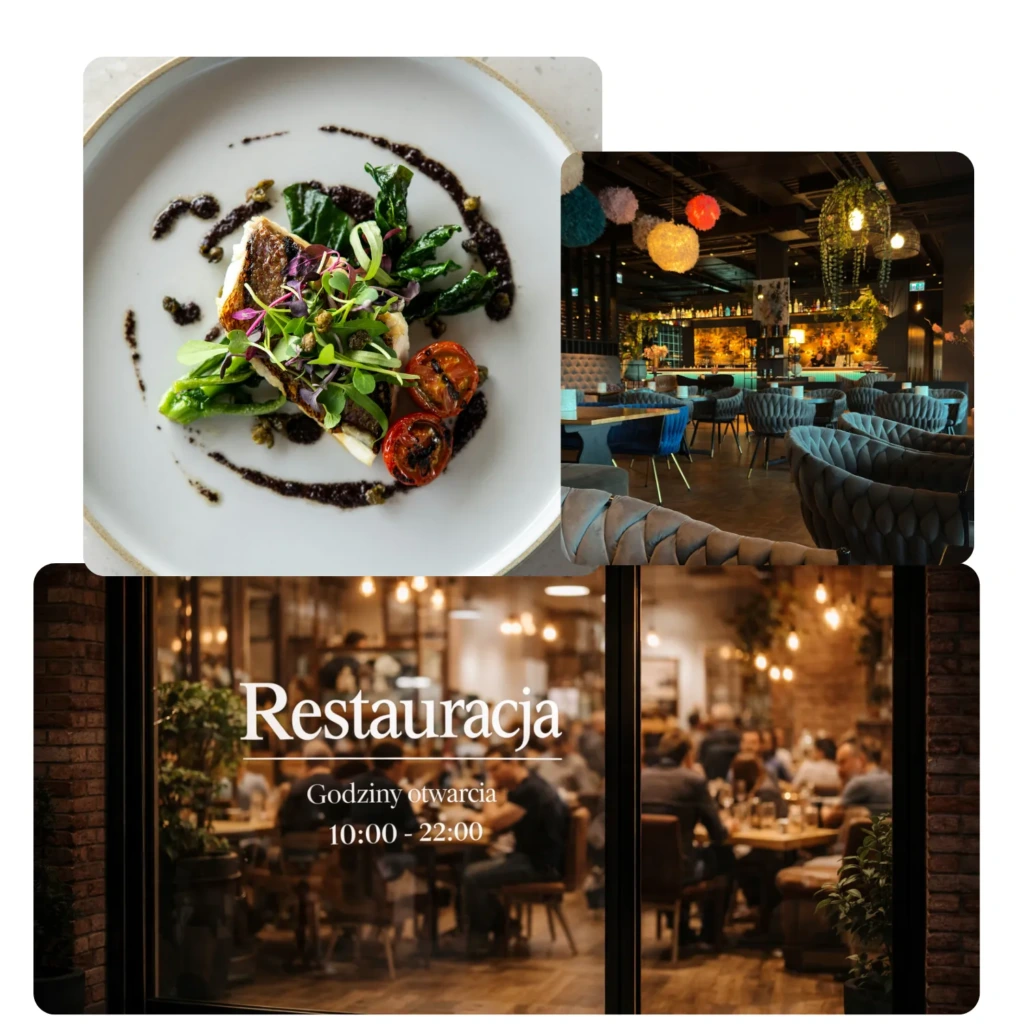 Naklejki dla restauracji