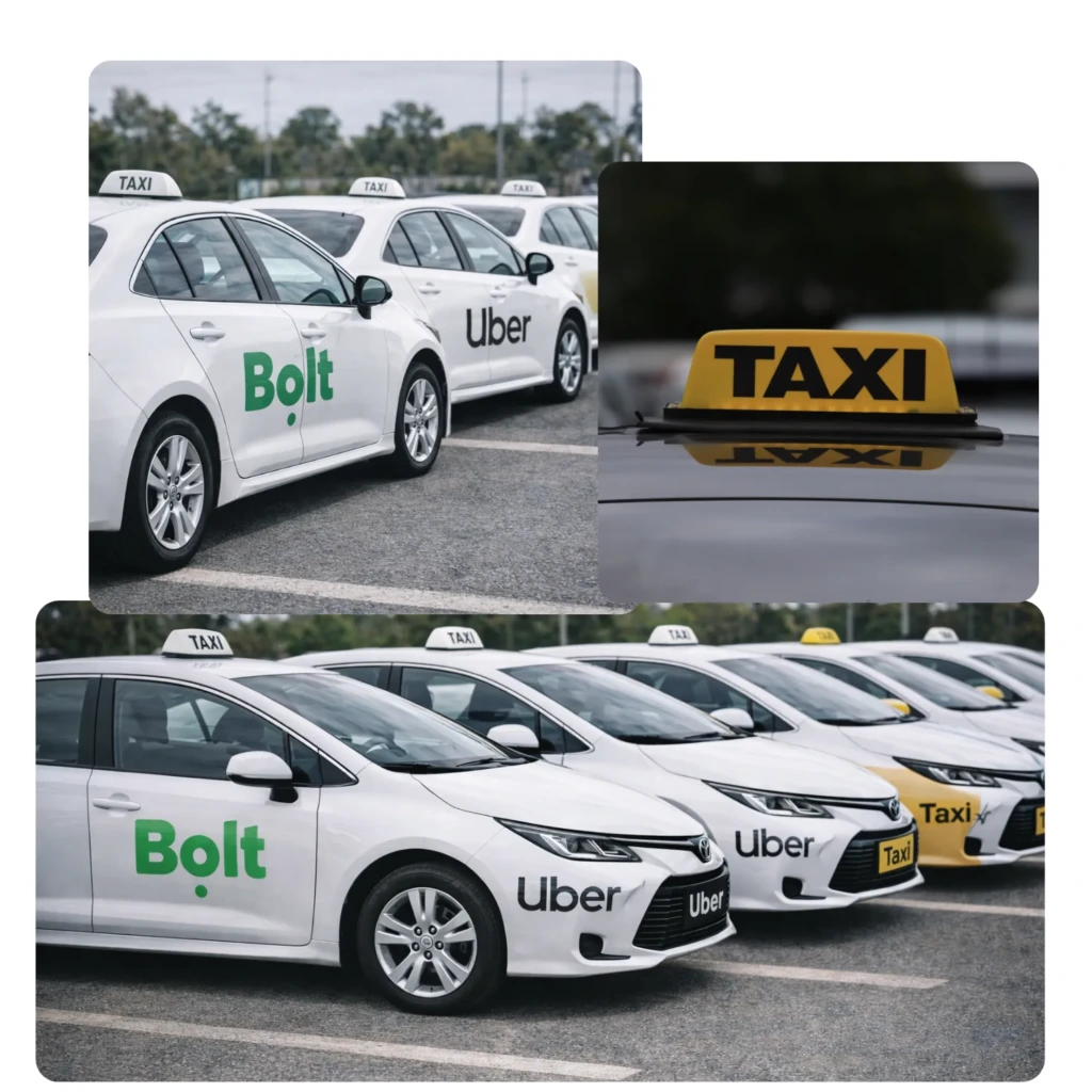 Naklejki na samochód Taxi