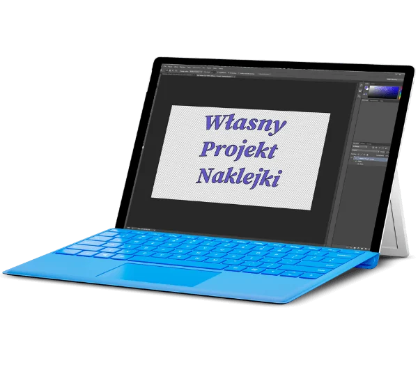 Własny projekt naklejki